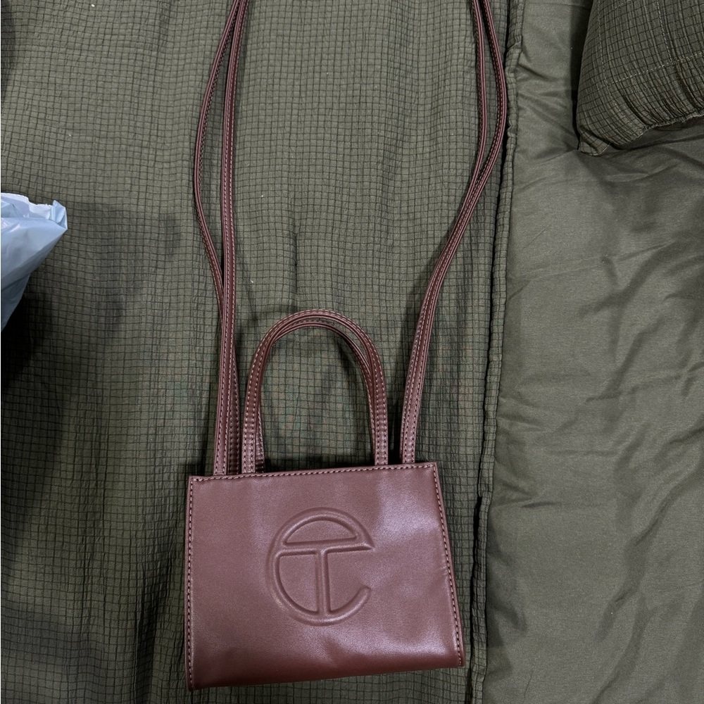 Telfar Brown Crossbody Bag